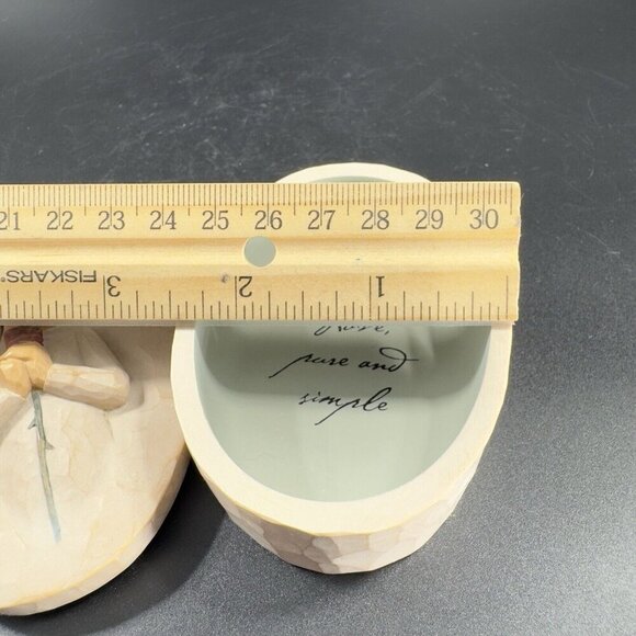 2004 Willow Tree Loving Angel Trinket Dish Jewelry Holder Container Demdaco VTG - Picture 3 of 10